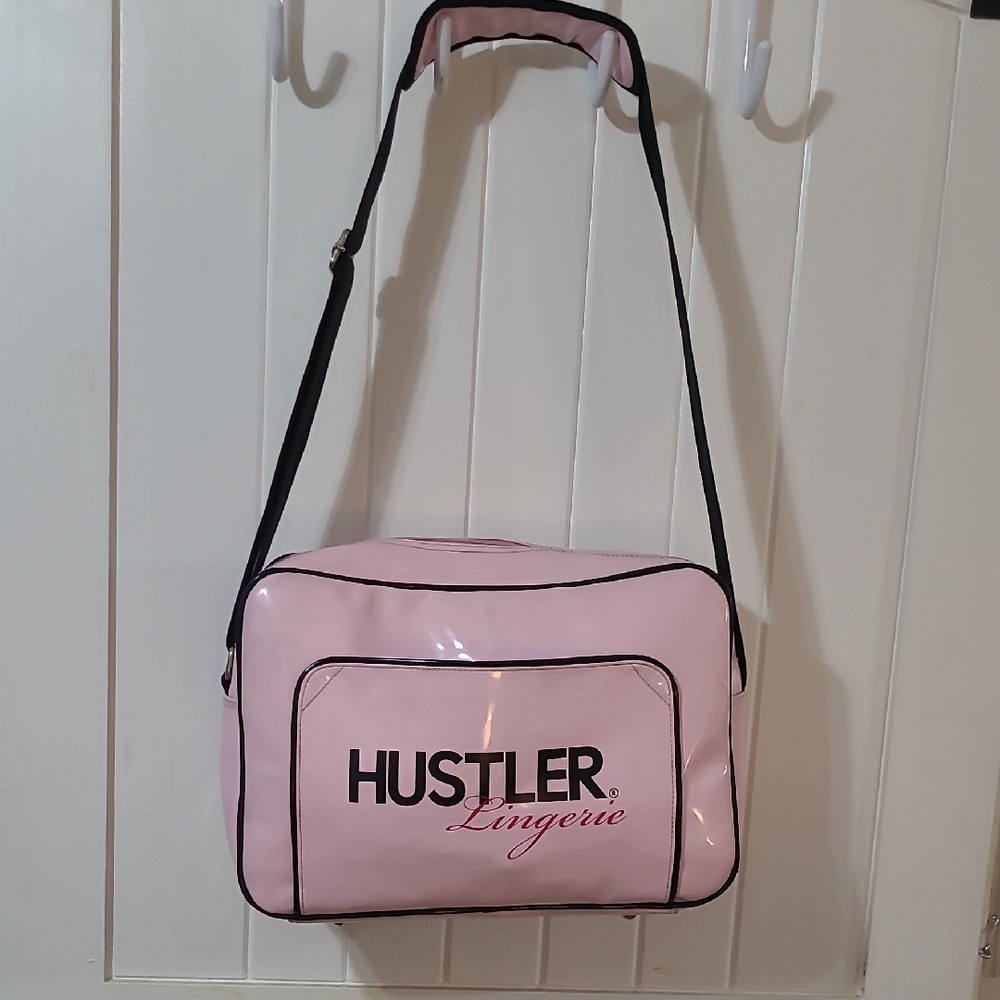 Vintage Pink Hustler Lingerie Shoulder Bag some signs of wear.